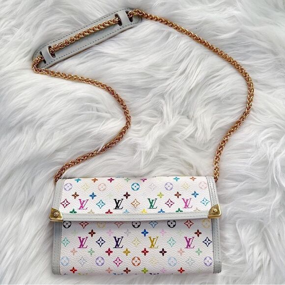 Louis Vuitton Handbags - ᴇᴜᴄ ᴀᴜᴛʜᴇɴᴛɪᴄ 2004 ʟᴠ x ᴛᴀᴋᴀꜱʜɪ ᴍᴜʀᴀᴋᴀᴍɪ ᴘᴏʀᴛᴇ ᴛʀᴇꜱᴏʀ ɪɴᴛᴇʀɴᴀᴛɪᴏɴᴀʟ ᴡᴏᴄ UPCYCLED